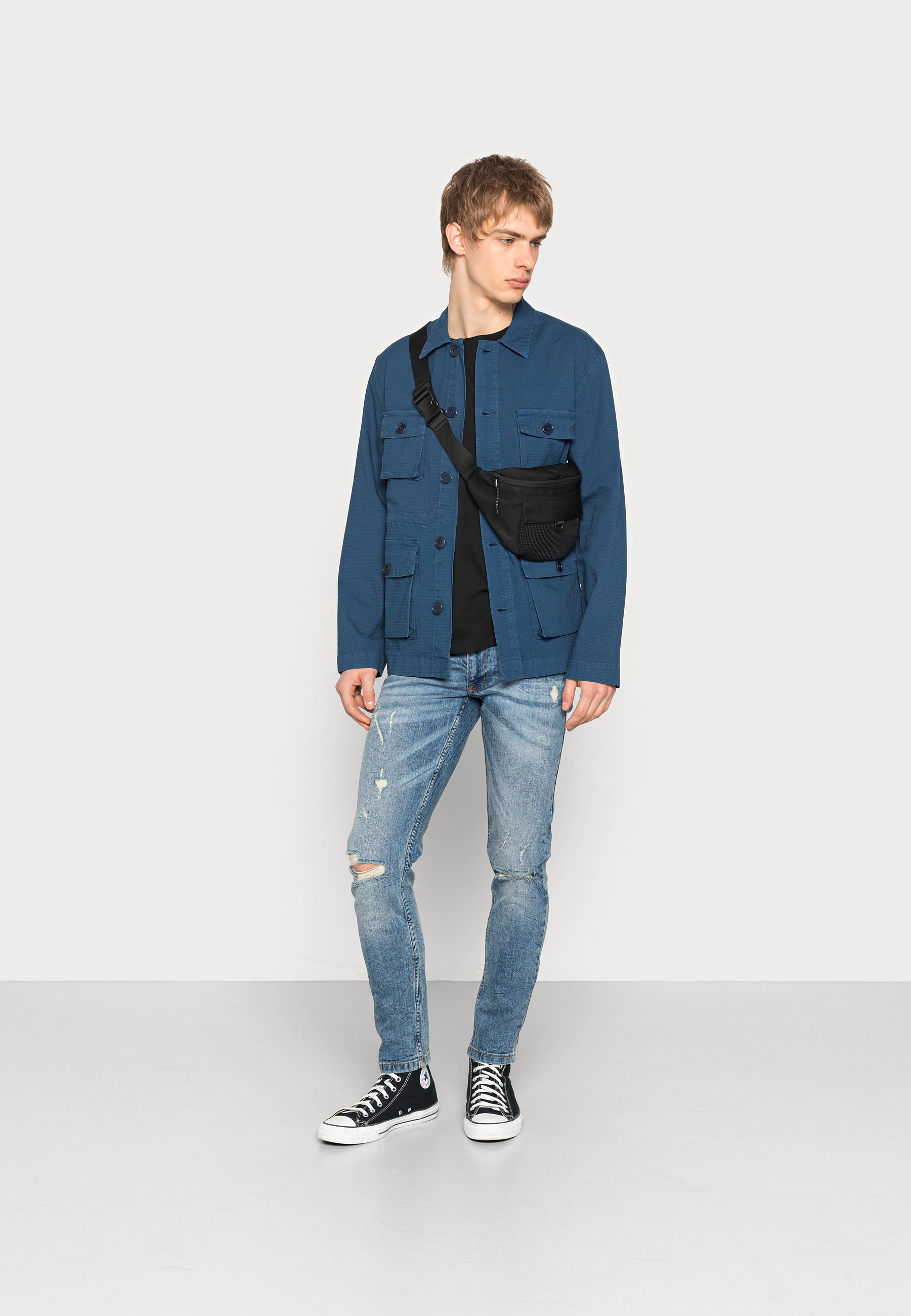 Jack & Jones Junior JJEORGANIC TEE O NECK - T-Shirt Basic - Black