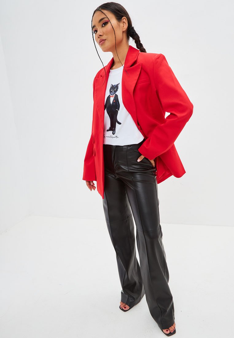 Mister Tee Ladies Love Tee - T-Shirt Donna Con Stamp, Comfortevole E Morbida