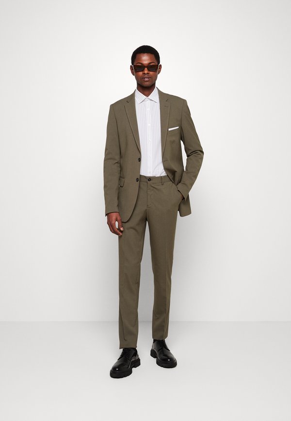 Lindbergh PLAIN MENS SUIT Anzug mid olive/oliv Zalando.ch