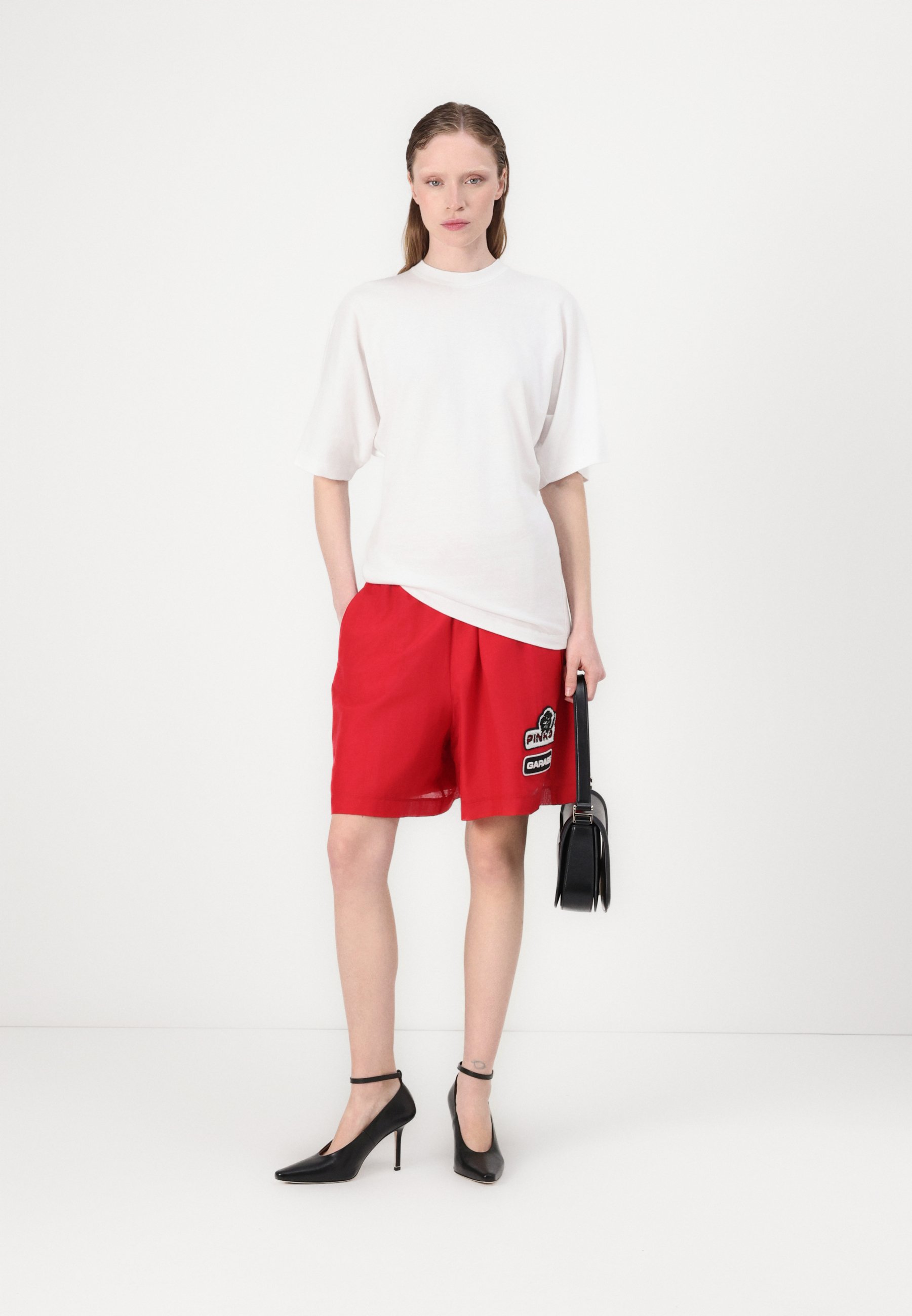 Pinko DYLAN - T-shirt basic - rosso salsa/rosso - Zalando.it