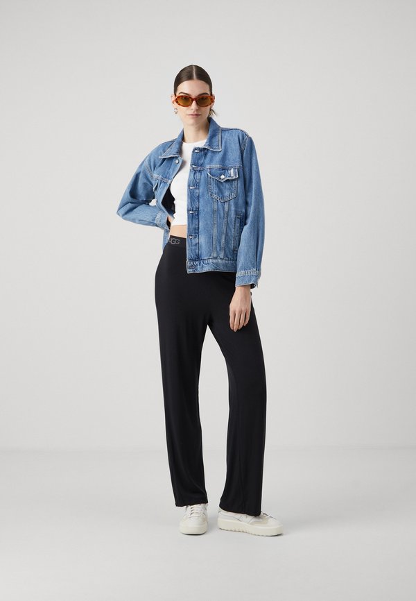 Noisy May - Nmlaika S/S Tie Knit Top Fwd - 4946488 Birch main image 1