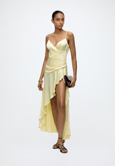 yve halter dress in canary yellow Bardot Yve Halter Dress in Canary Yellow TrenLend