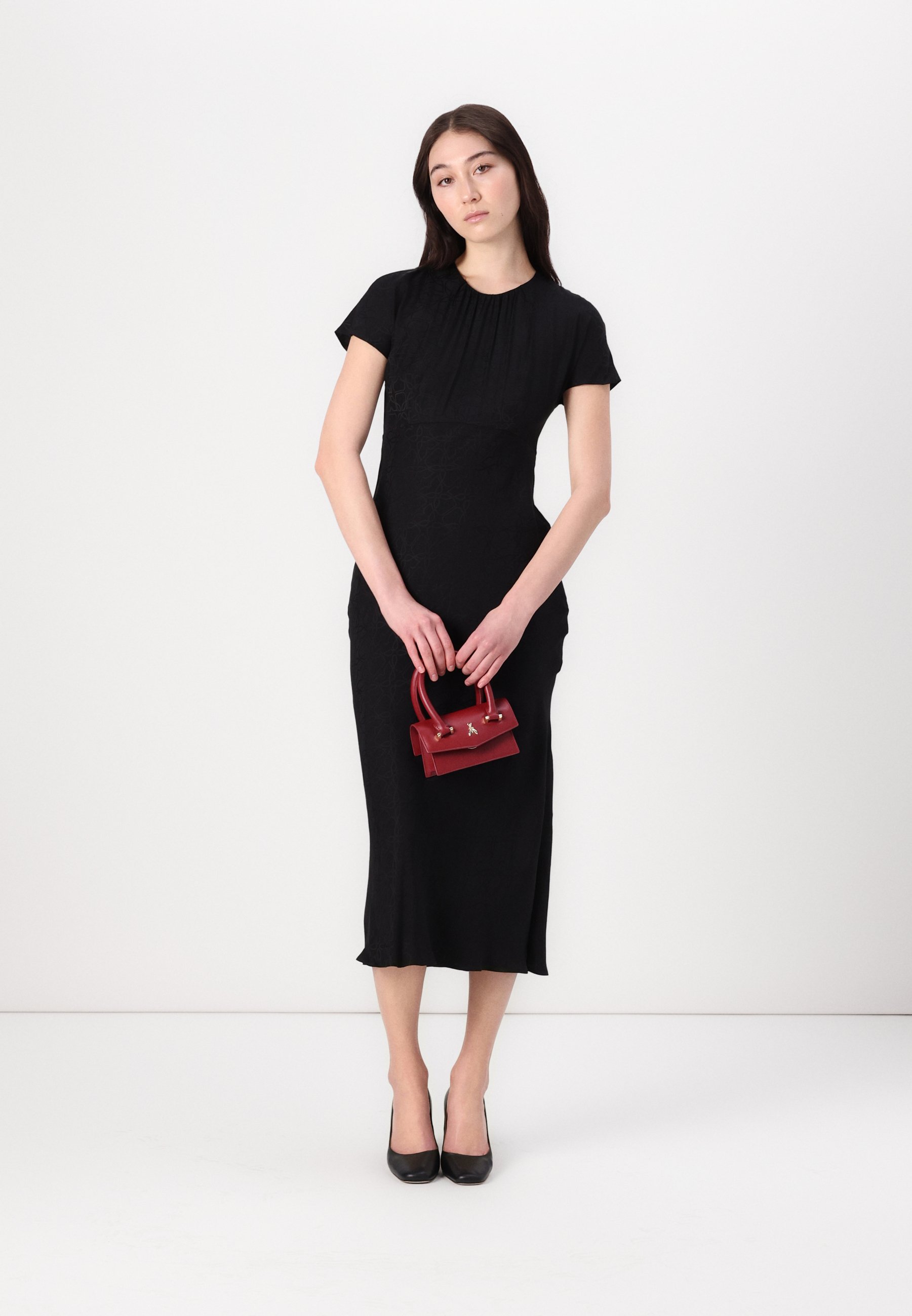 Pinko MARVIN ABITO JERSON - Maxi dress - nero limousine