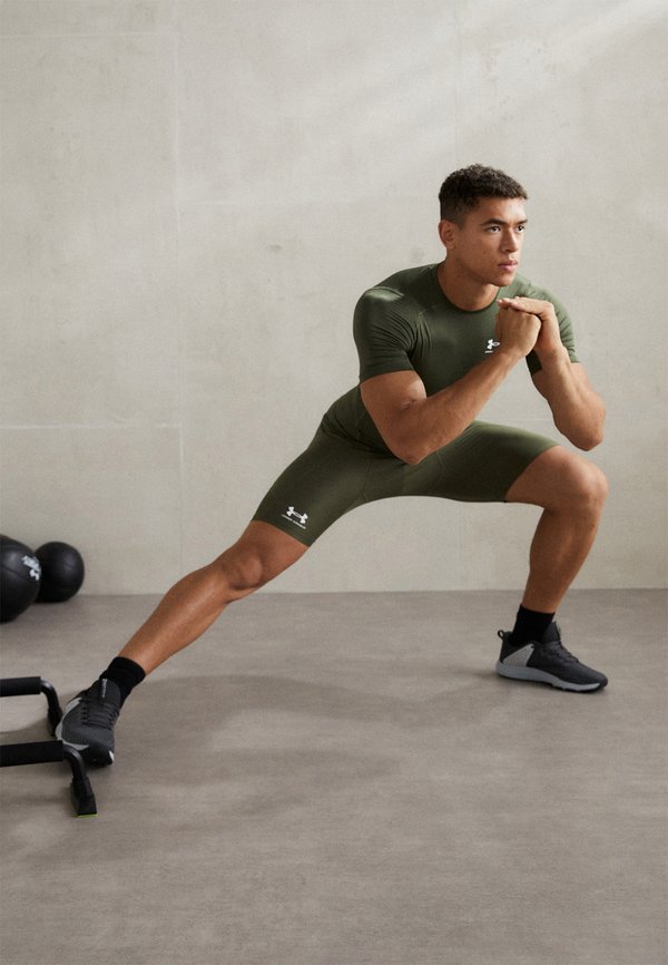 Under Armour Sport Tshirt marine green/white/kaki Zalando.nl