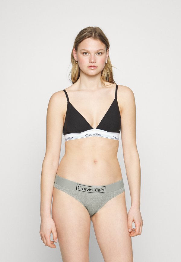 Calvin Klein Underwear set 2 reggiseno bambina in cotone nero grigio main image 0