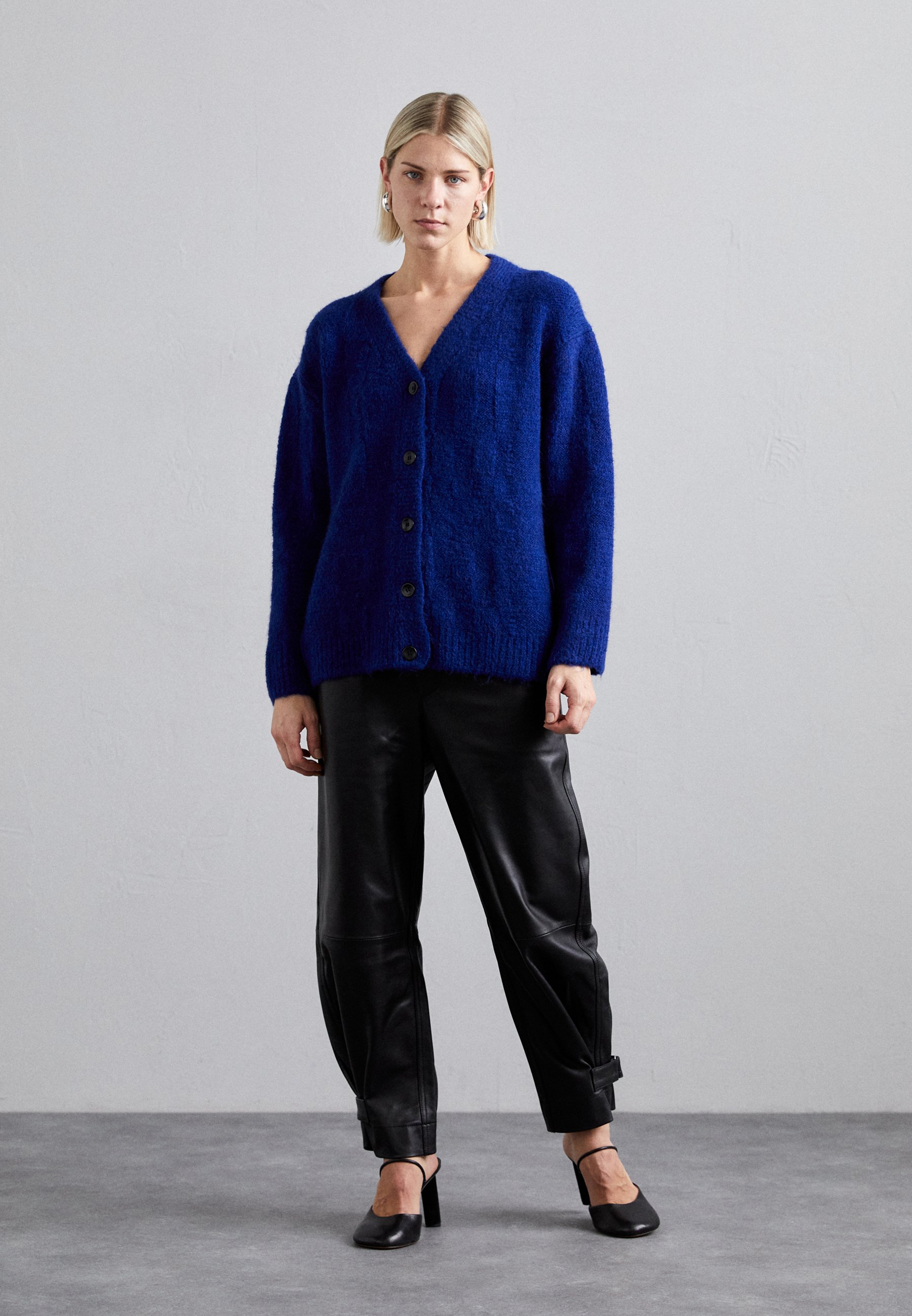 Pantalon Droit Femme En Toile Marron Et Noir, Jean-marc Philippe - Taille 42, Neuf Avec étiquettes