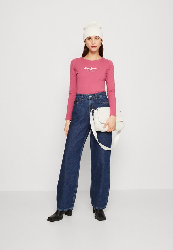 Pepe Jeans Tova Maglia A Righe Maniche Lunghe Donna - Cotone E Lino, Collo A Barca