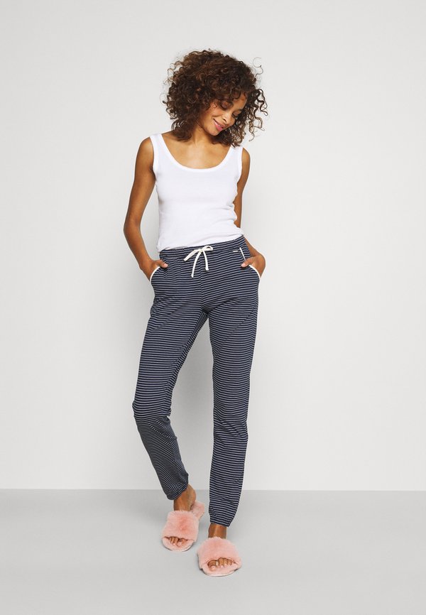 Schiesser Pigiama Donna, Pantaloni Lunghi Con Polsini, In Cotone Elasticizzato – Comodi E Morbidi, Taglia M
