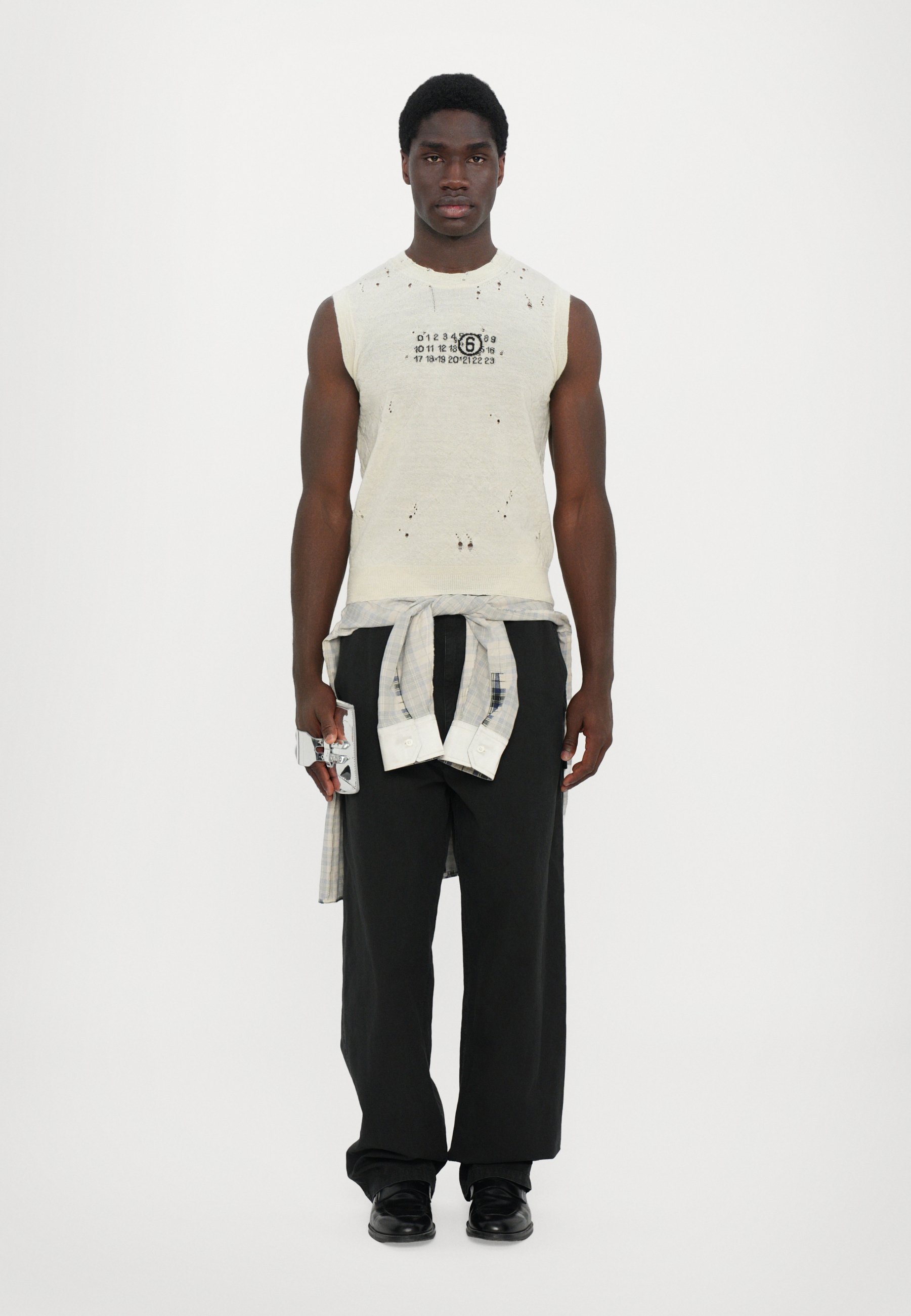 MM6 Maison Margiela BRACELET UNISEX - Kopertówka/srebrny
