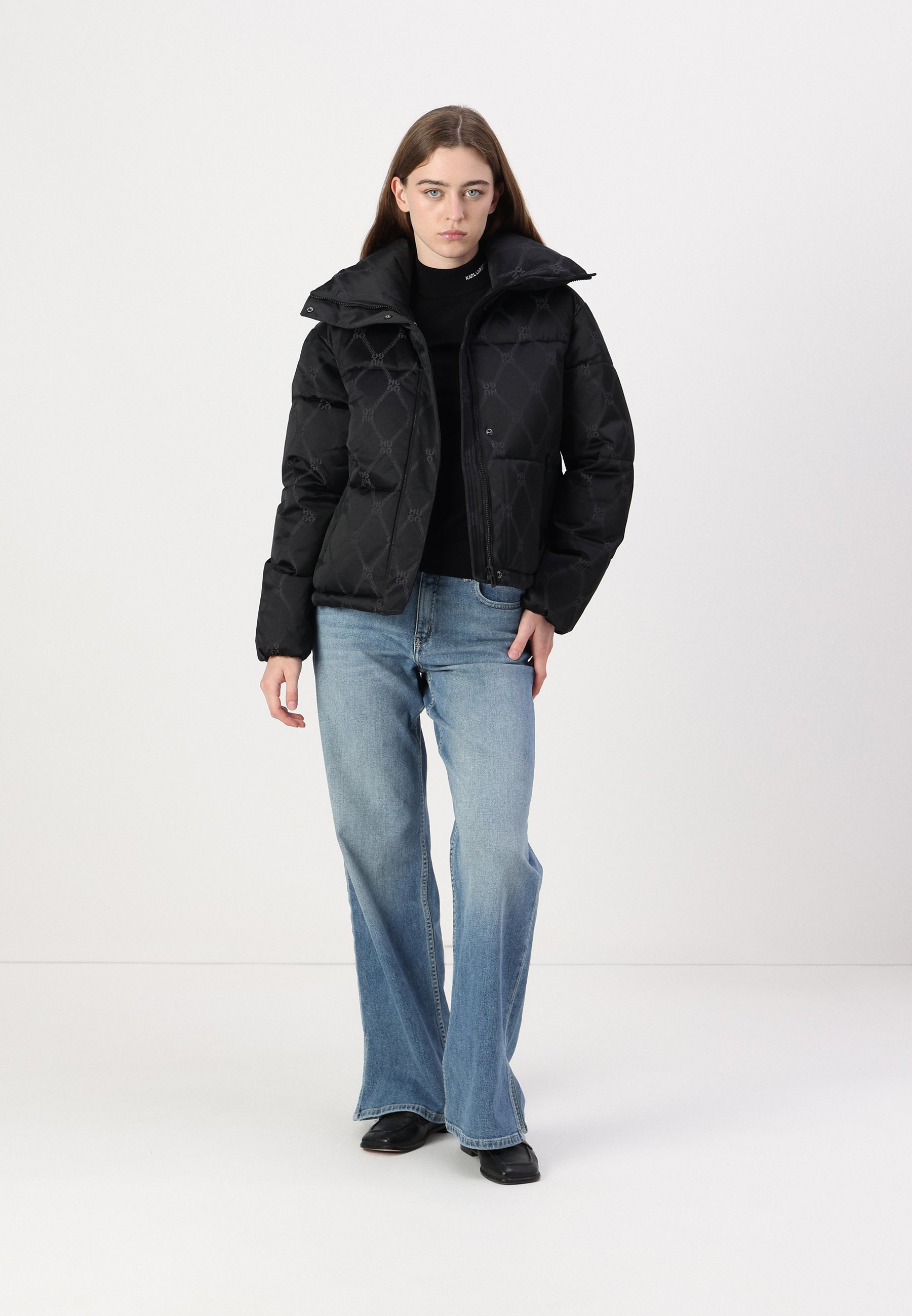 Marimekko TOPPA LINSSI - Down coat - black/grey/black - Zalando