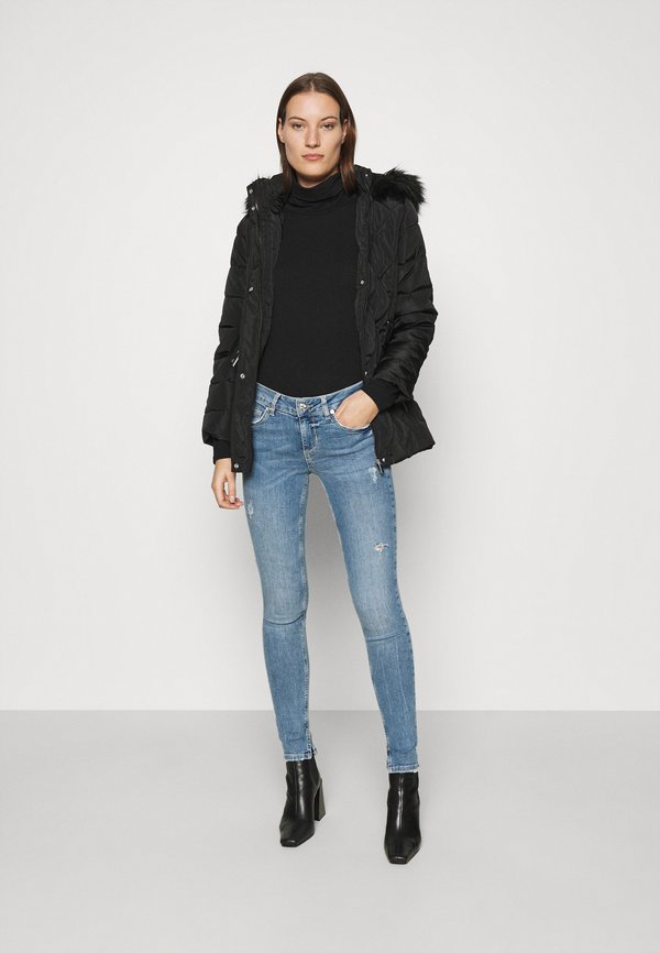 Only Onlnewstarline Regular Fit Kapüşonlu Cepli Mevsimlik Bayan Mont 15218612 Sİ