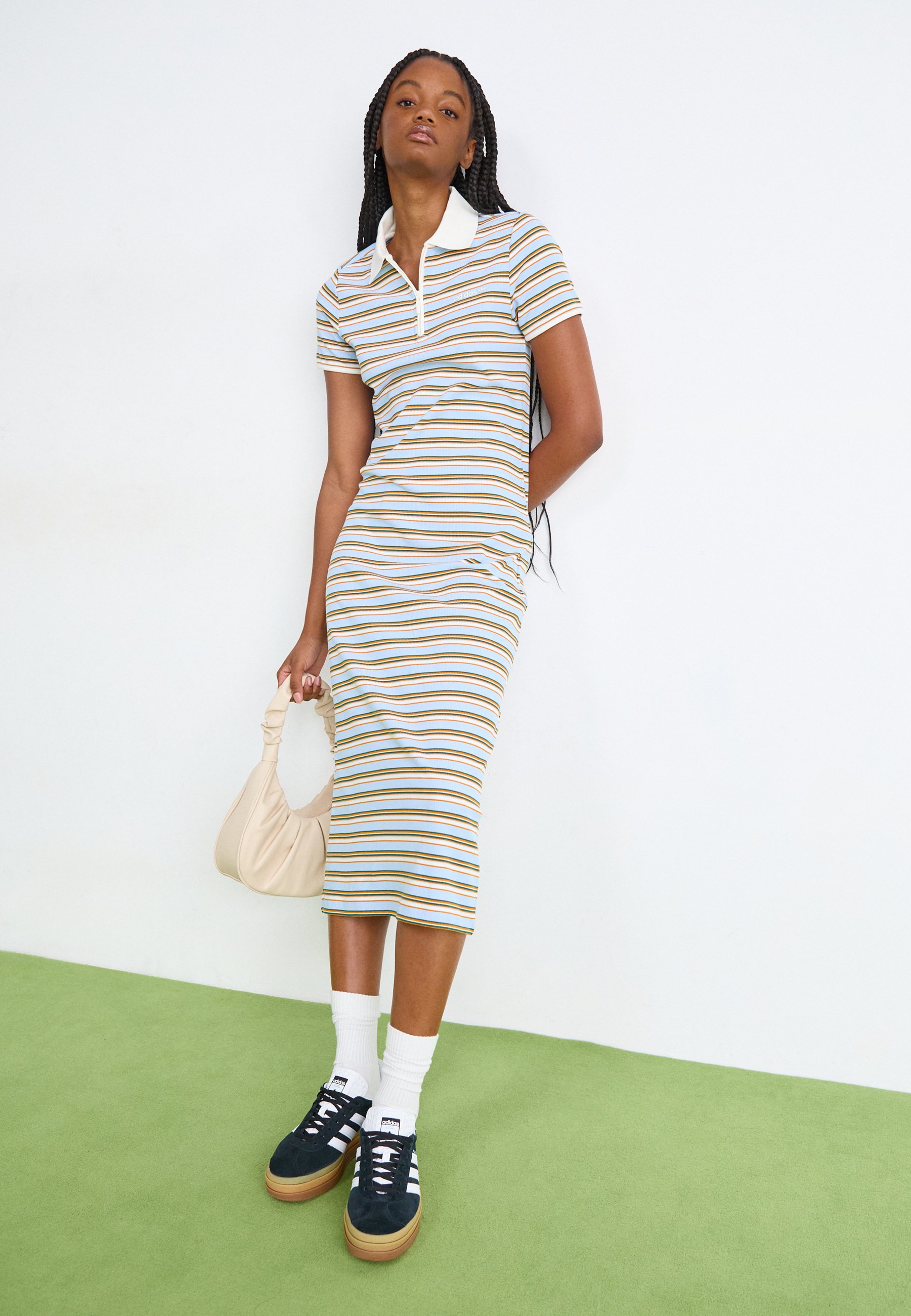 adidas☆Jersey dress ミニ ジャージードレス 2色【UK発】 adidas Originals 80S - Jersey dress - multicolor/clear sky