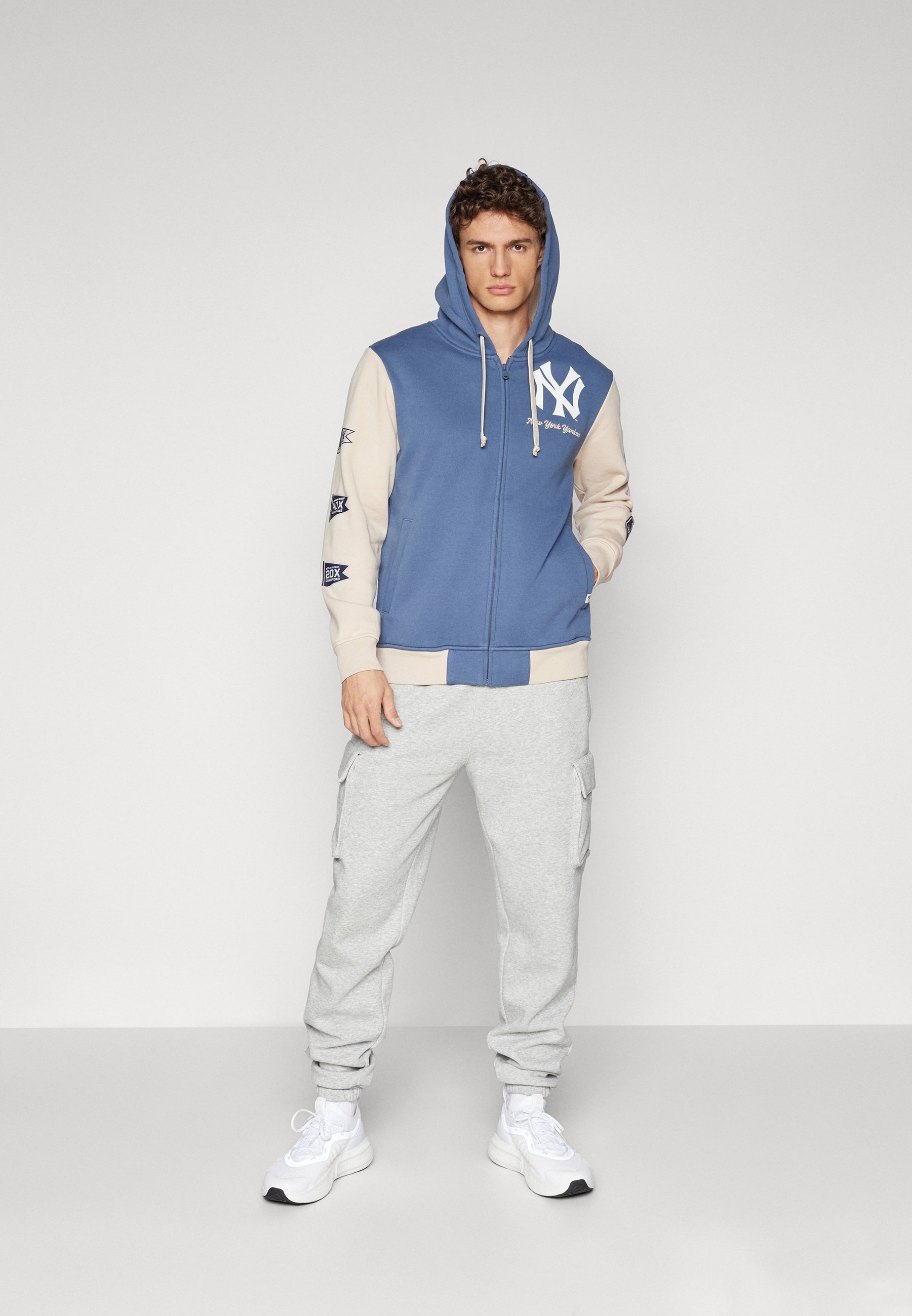 Majestic  MLB NY Yankees フーデッド ジャージ Men's New York Yankees Majestic Navy On-Field Therma Base Thermal
