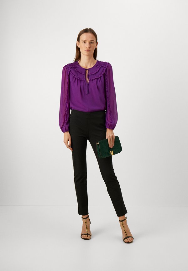 Lauren Ralph Lauren Petite KATHLINDA LONG SLEEVE - Blouse - purple ...