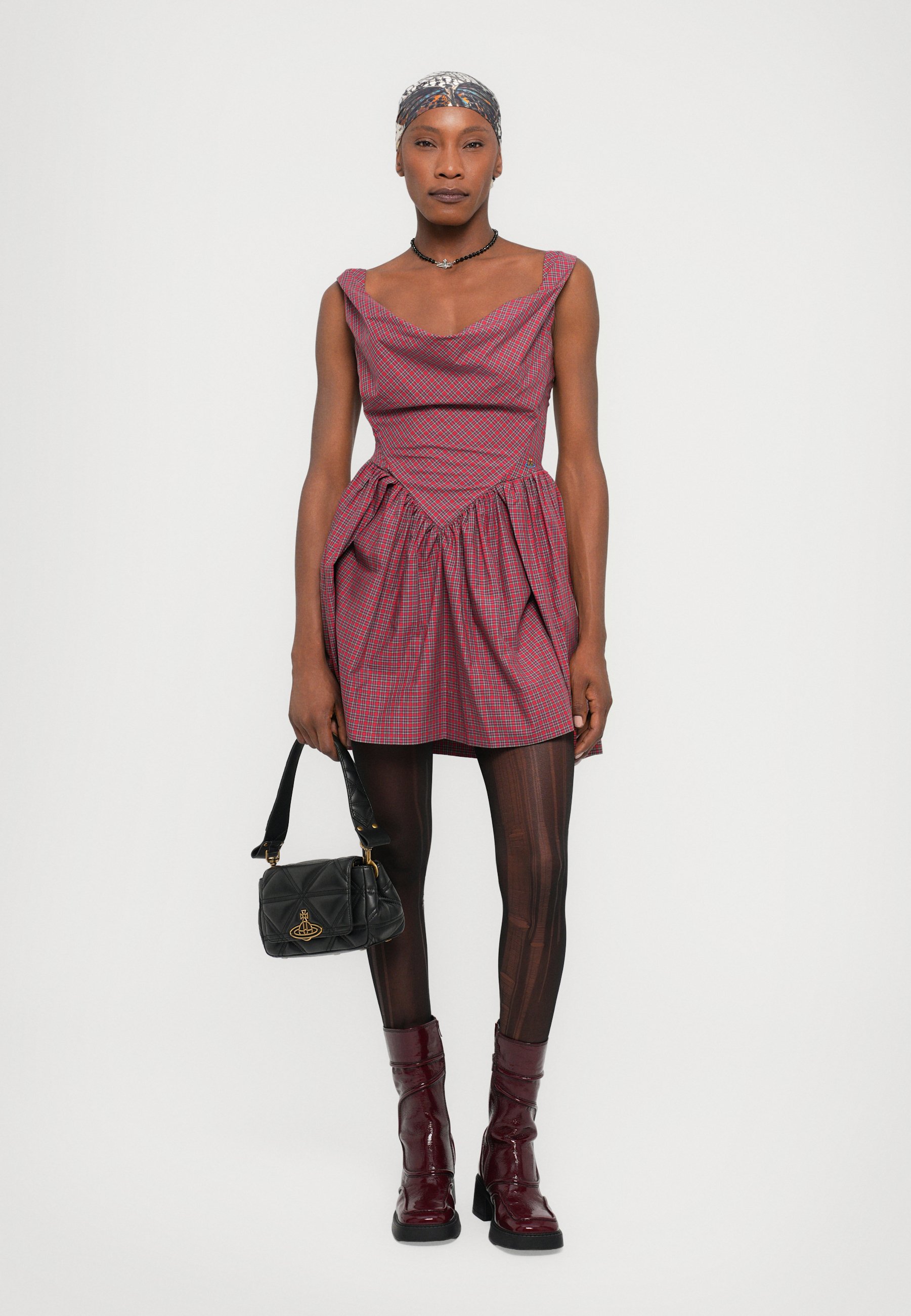 【Vivienne Westwood】 Anna Pencil Dress /追跡付 Vivienne Westwood ANNA PENCIL DRESS - Day dress - red/green