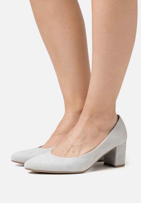 Gabor Pumps Dames - Blauw suède met rubberen zool - 32.110.46