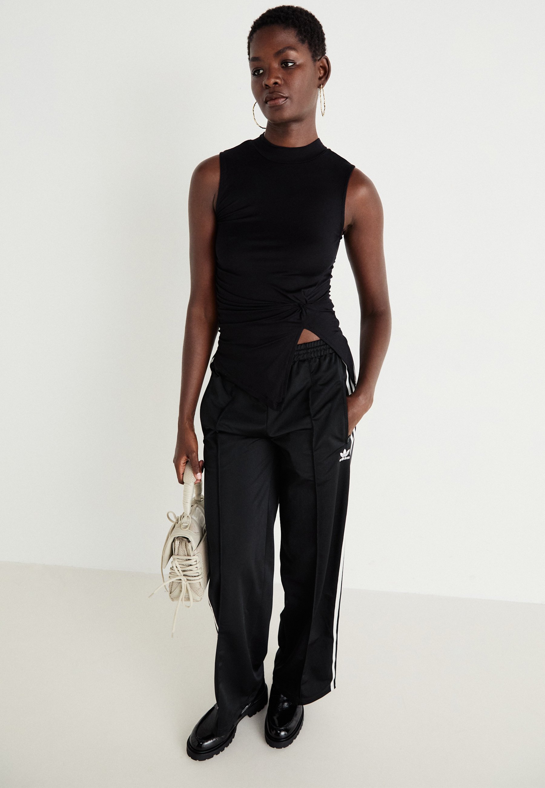 Weekday MOCK NECK - Top - black - Zalando.co.uk
