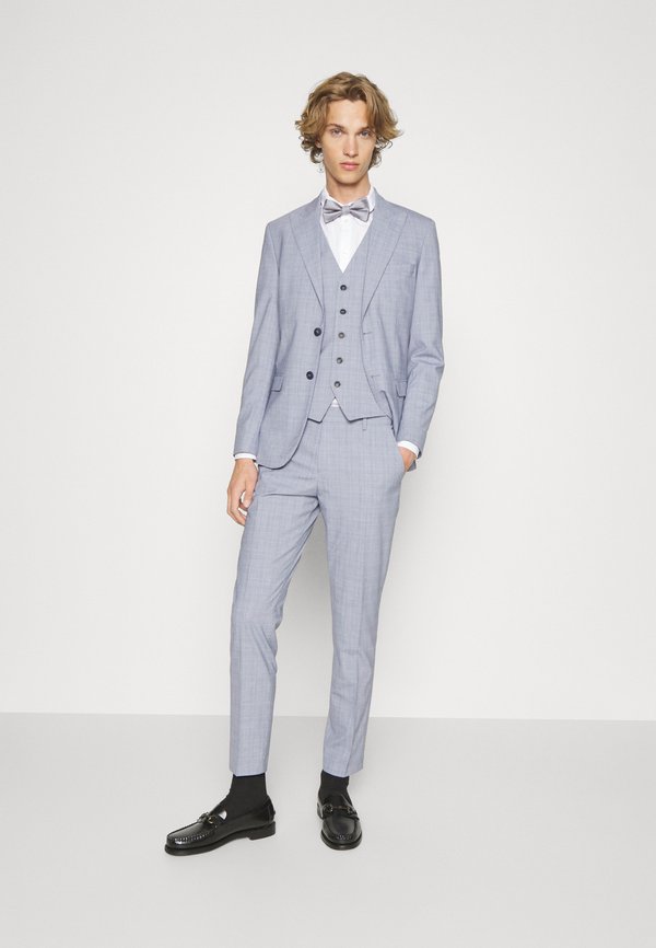 Lindbergh MENS WAISTCOAT FOR SUIT SLIM FIT Anzugweste grey mix/grau