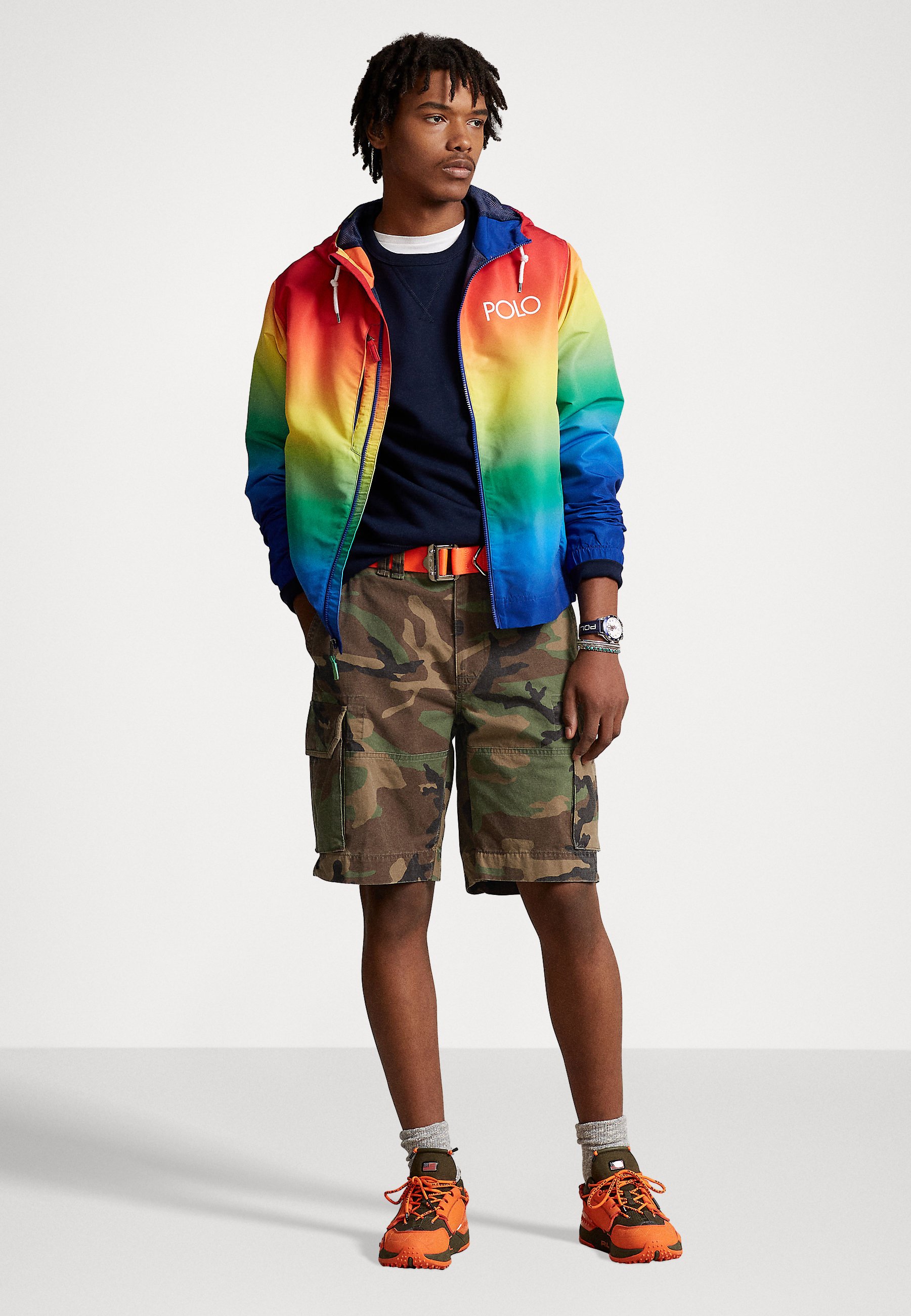 Short Bermuda Militaire Homme Brandit - Coupe Ample, Olive - Taille Confortable