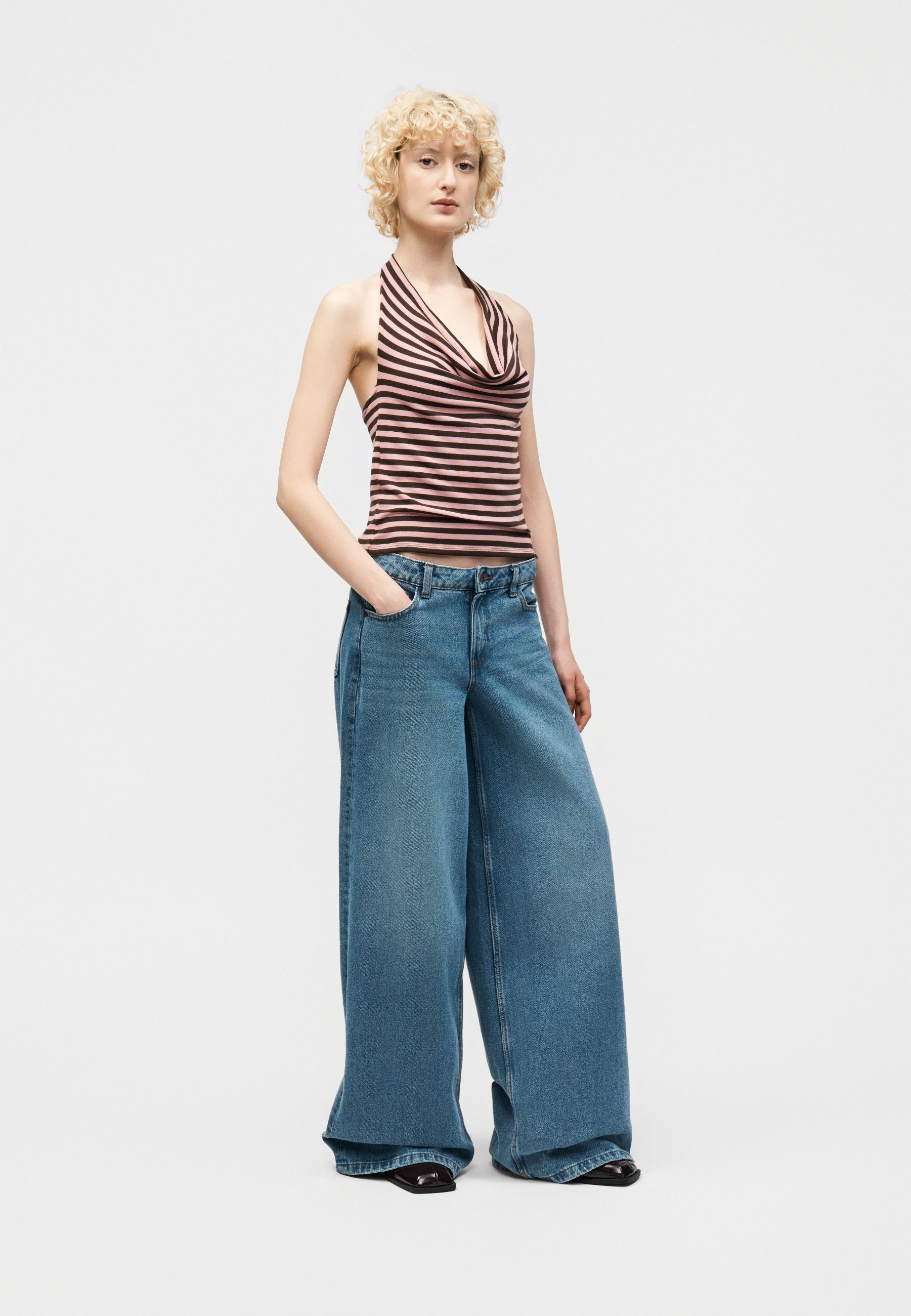 Bershka ASYMMETRIC Top Light Pink rosa Zalando at Bershka ASYMMETRIC Top Light Pink rosa Zalando at