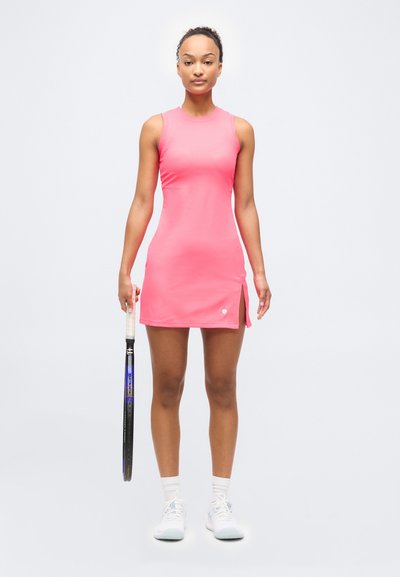 Fila DRESS FRANJA - Jersey dress - court green/dark green - Zalando.co.uk