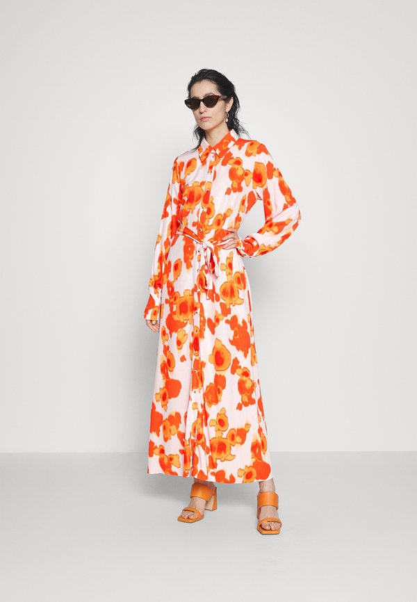 Yassavanna Long Shirt Dress Orchid Stripes Aster