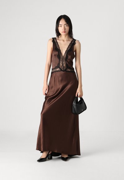 Bec + Bridge ALLEGRA DRESS - Cocktail dress / Party dress - dark  choc/black/dark brown - Zalando.ie