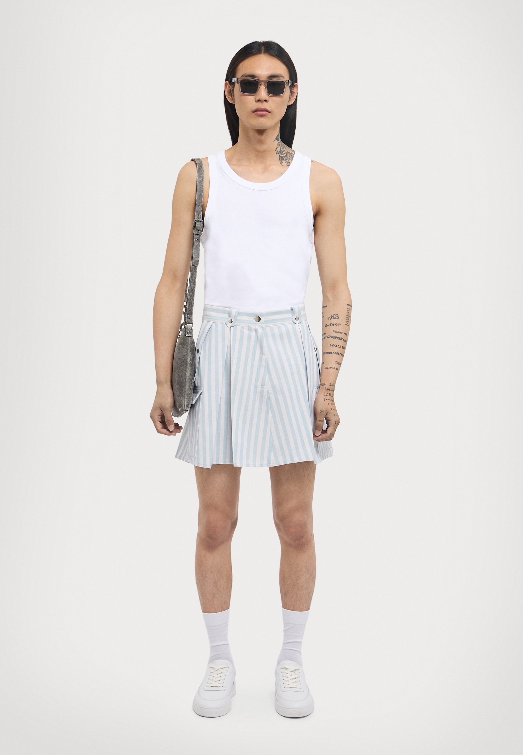MOSCHINO SKIRT - Mini skirt - beige - Zalando