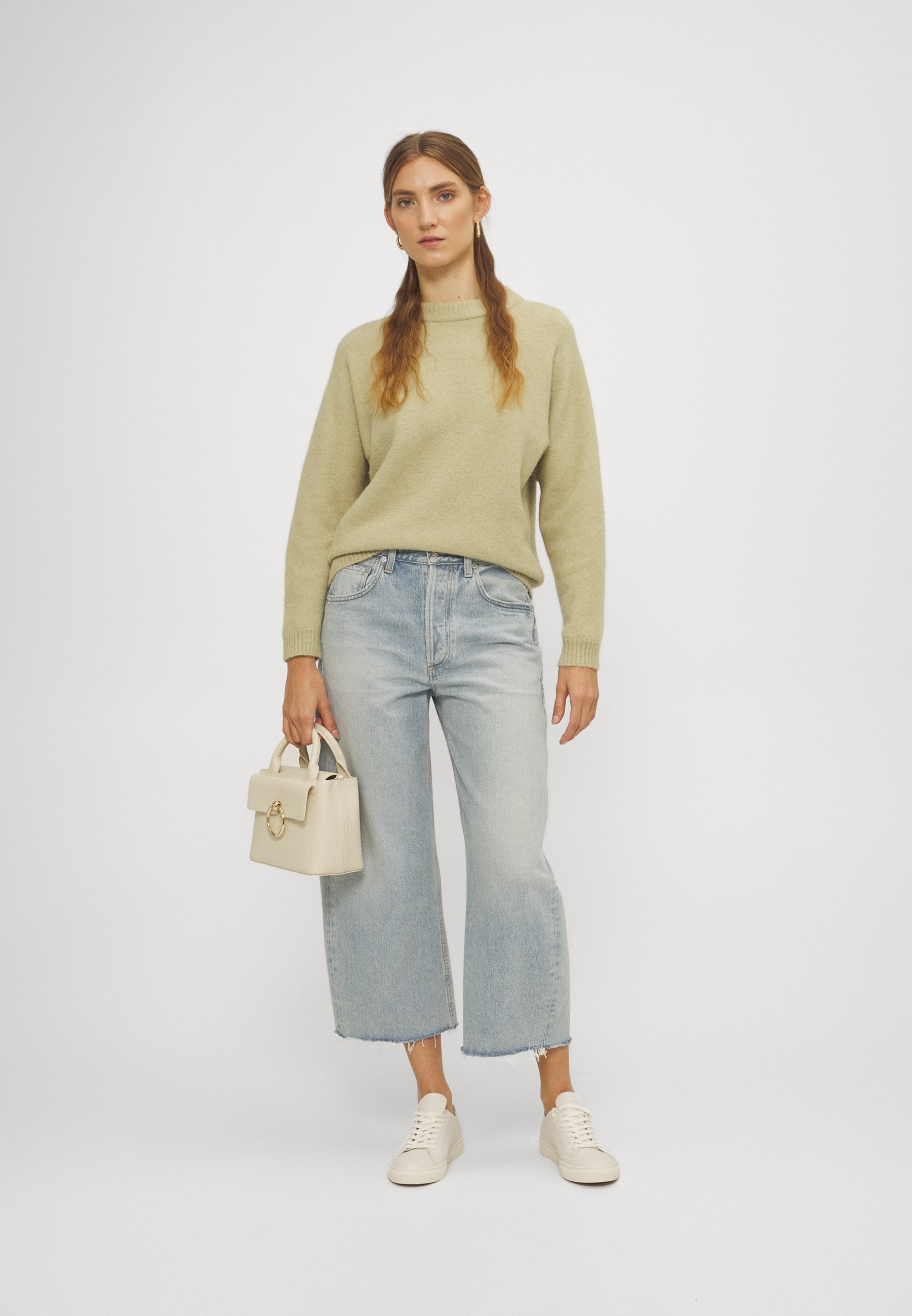 Citizens of Humanity HORSESHOE - Wide Leg - sonnet/black