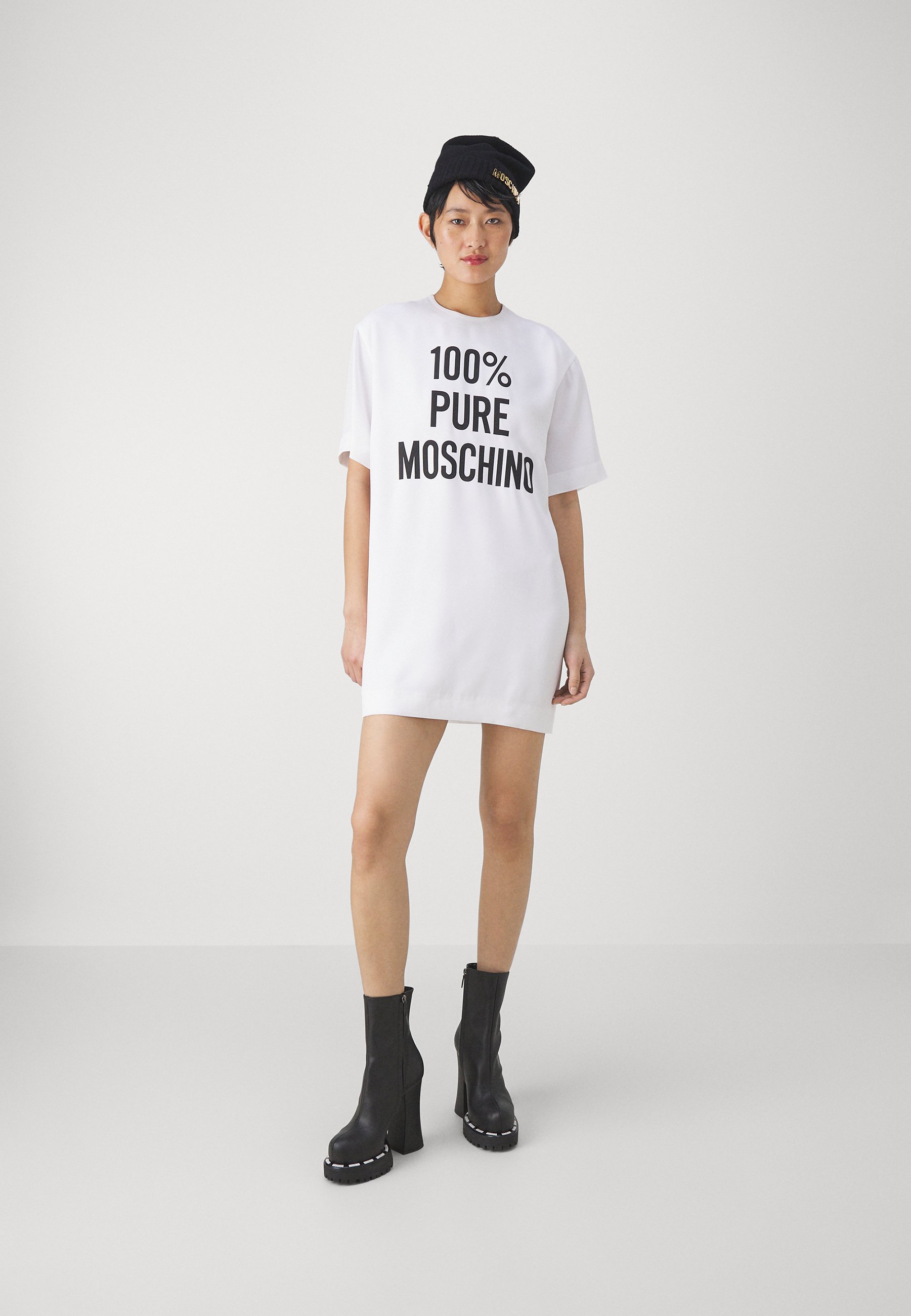 MOSCHINO DRESS - Shirt dress - multi white/multi-coloured