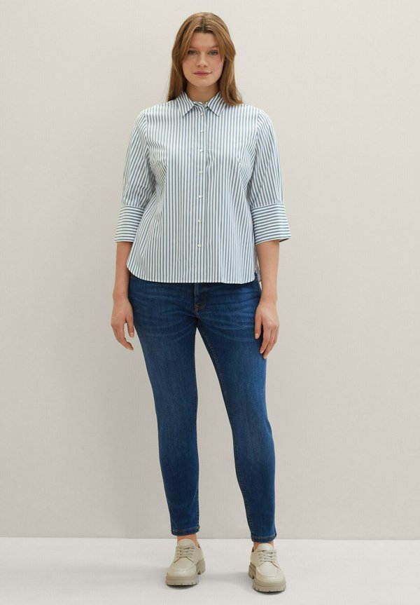 TOM TAILOR Jeans Alexa Straight Donna – 10115-Clean Rinsed Blue Denim, 31W X 32L, Vestibilità Dritta