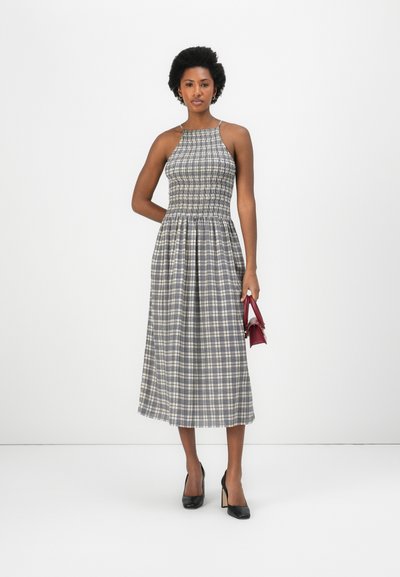 linen one shoulder midi dress Yumi Kim | Romy Linen Dress | M
