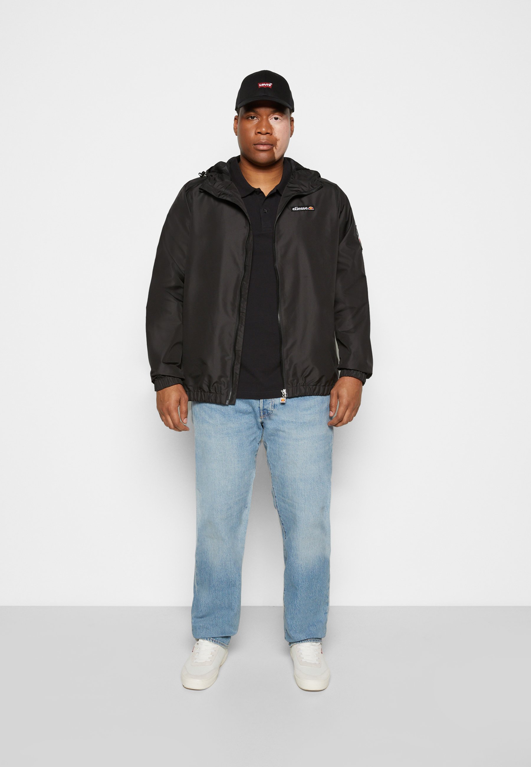 Baskets Levi's Piper - Noir - Homme - Taille UK 8 - Lace Up - Occasion