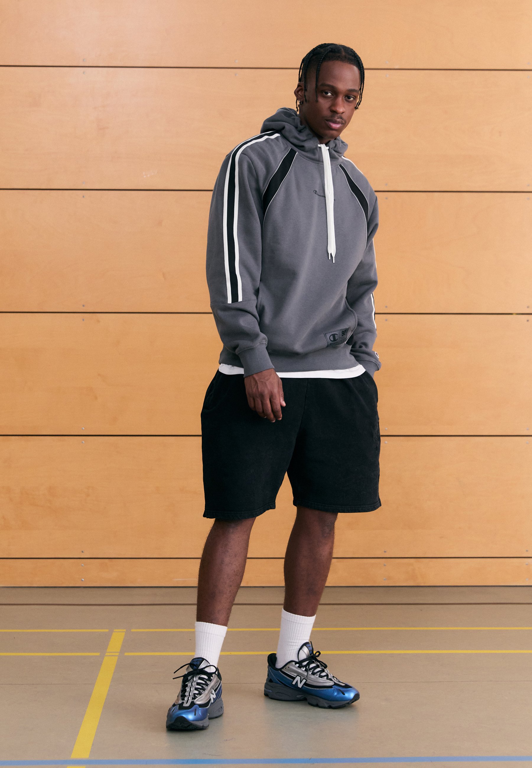 Champion URBAN SPORT HOODIE - Hoodie - dark grey - Zalando.co.uk