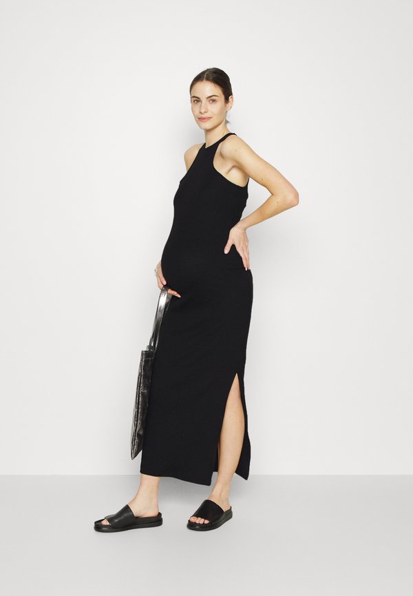 Pieces Maternity PMMARY WIDE PANT Stoffhose black/schwarz Zalando.ch