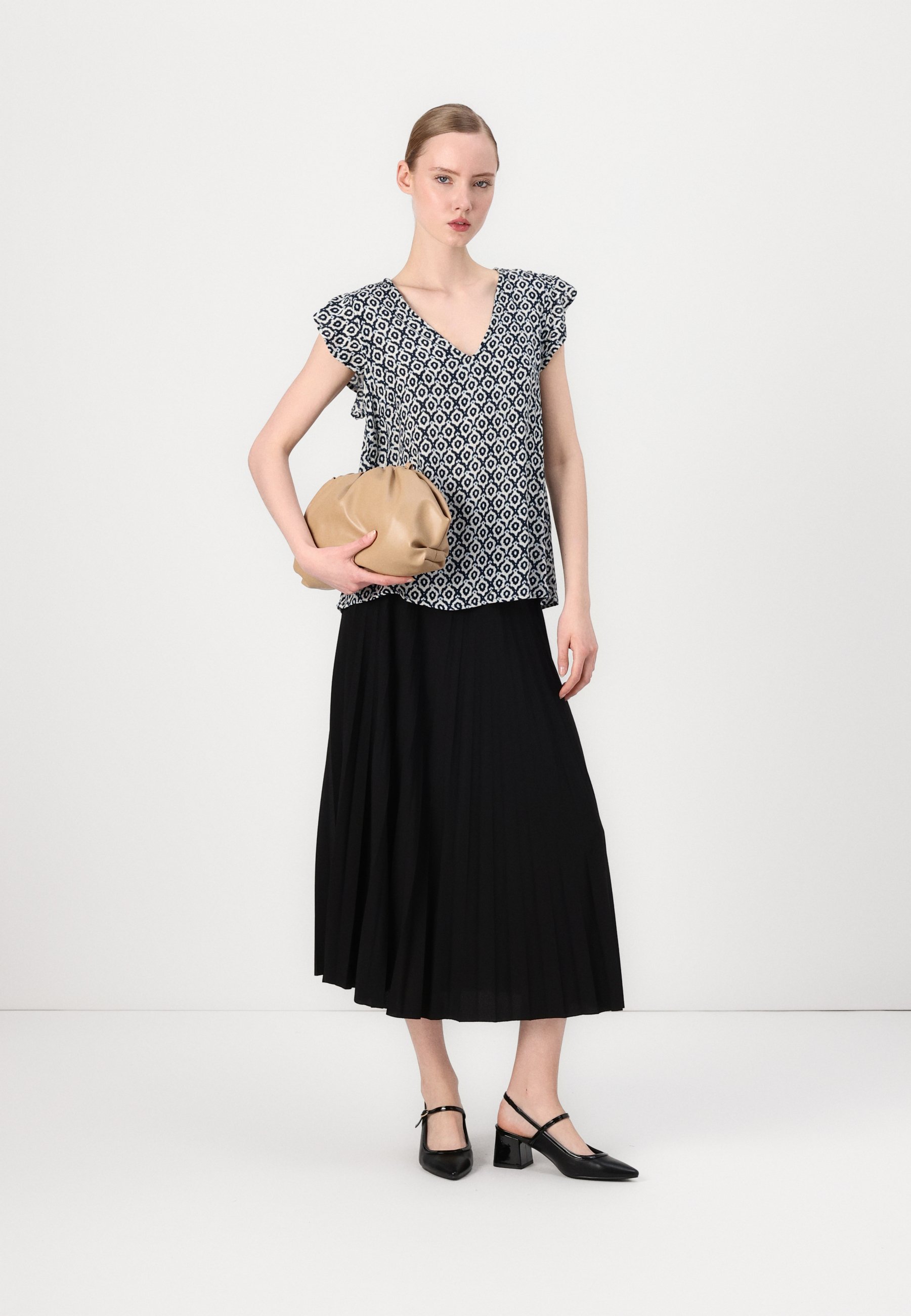 ICHI IHMARRAKECH - Blouse - total eclipse ikat/meerkleurig