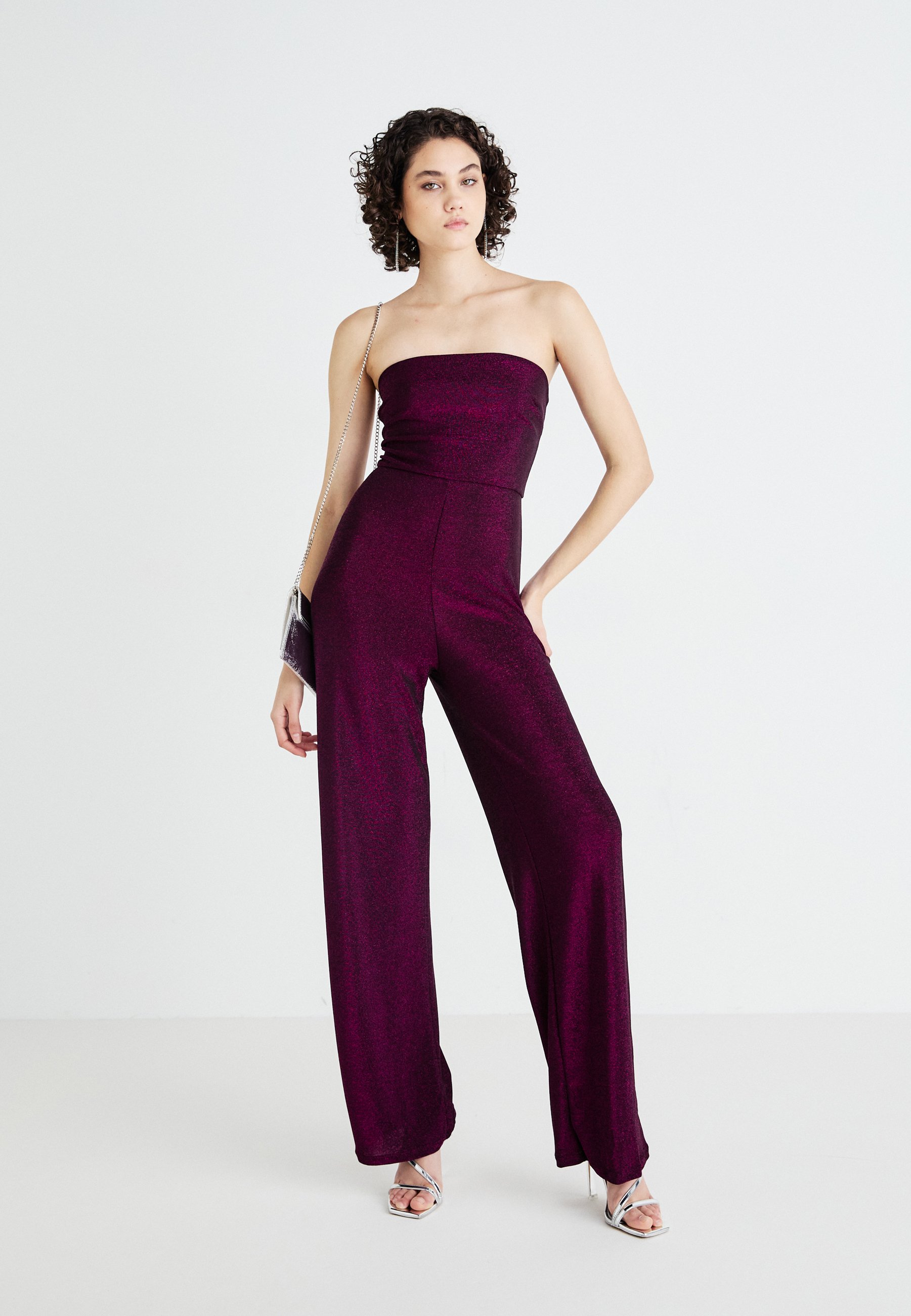 Elisabetta Franchi Jumpsuit - rouge noir/bordeaux - Zalando