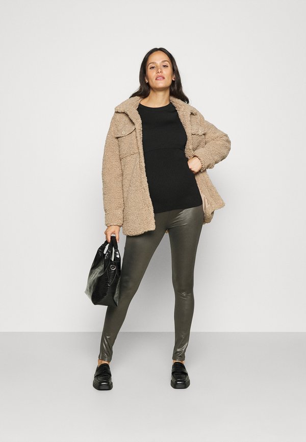 ONLY MATERNITY OLMCOOL Leggings Hosen black/schwarz Zalando.de