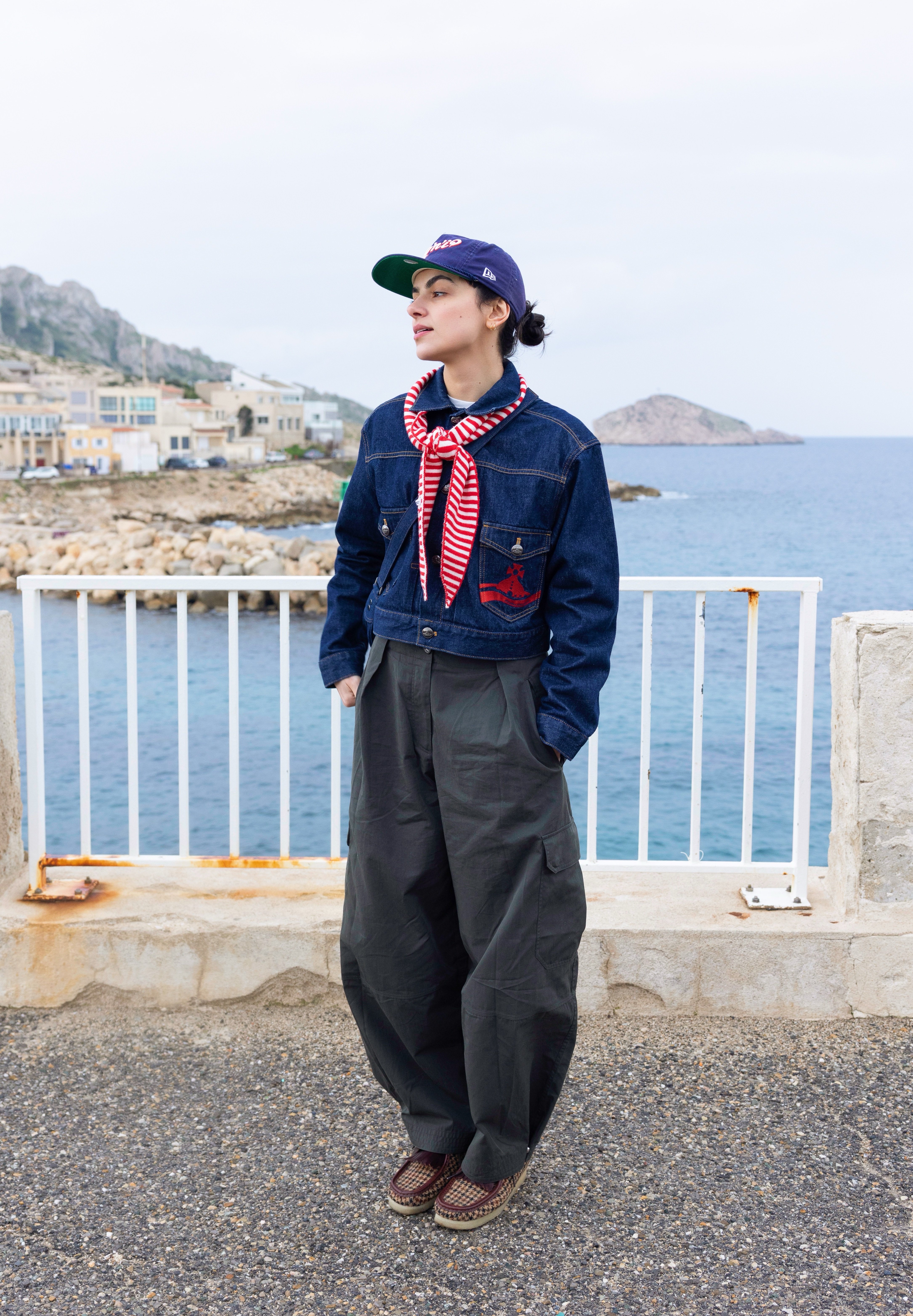 Vivienne Westwood MARLENE JACKET - Denim jacket - sunken orb