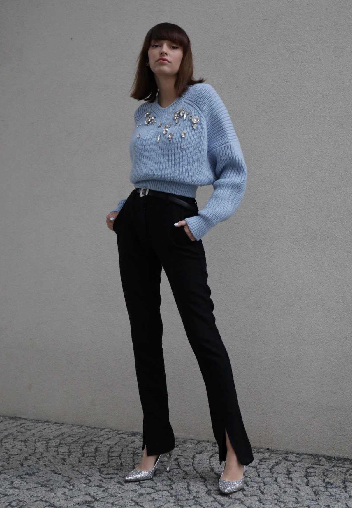 zalando scarpe argento con tacco