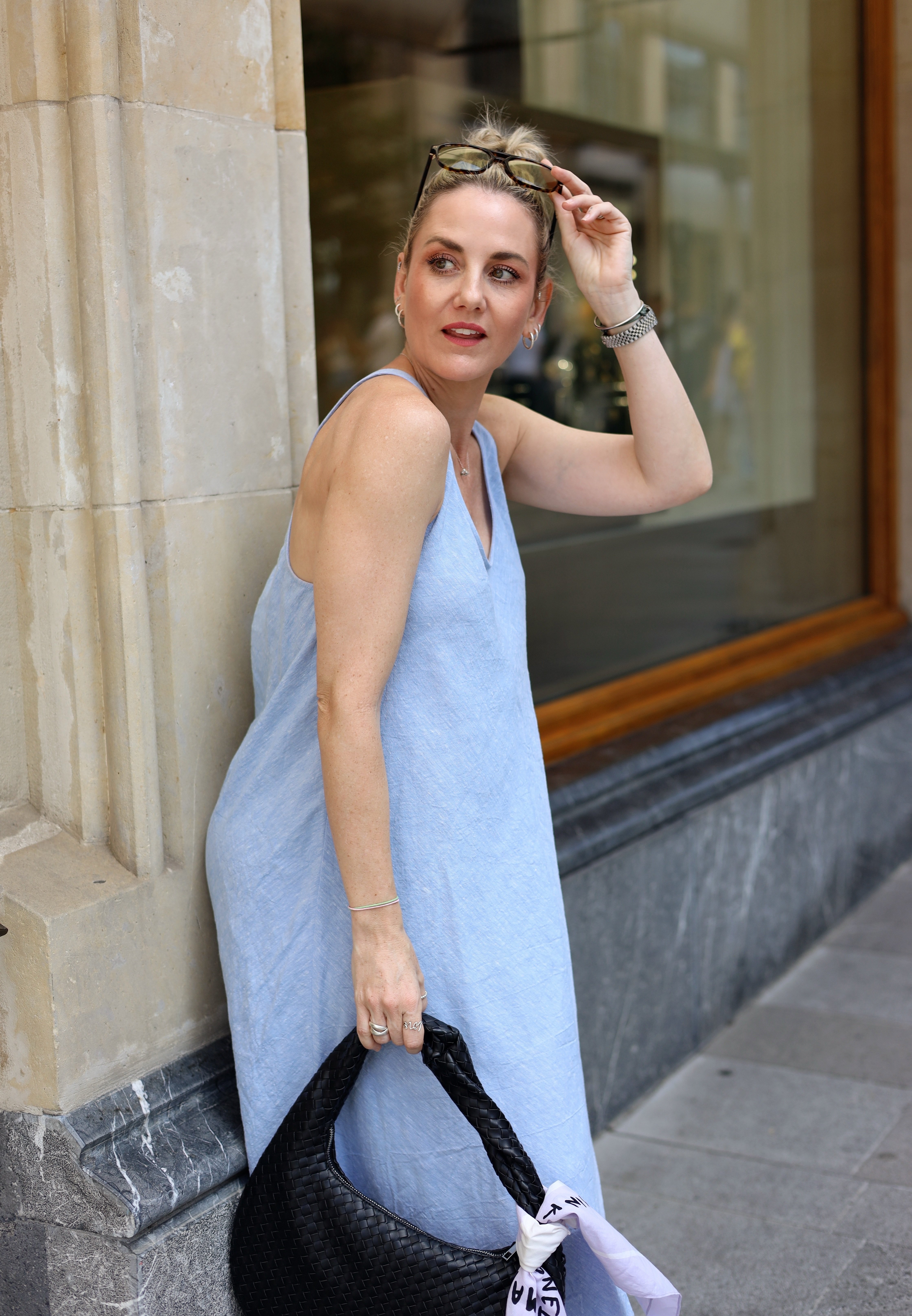 Max Mara Leisure SUPREMO - Jersey dress - blu cina/dark blue