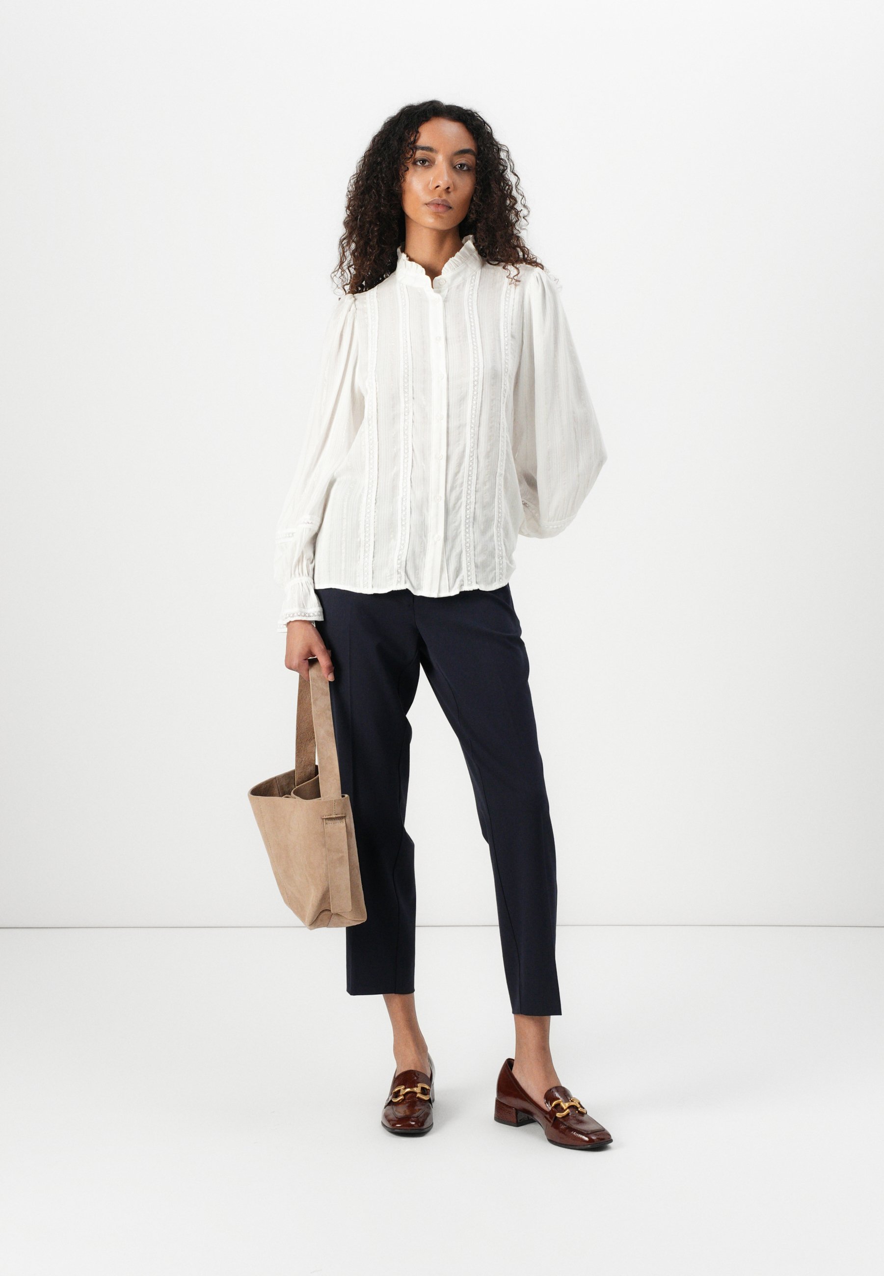 売れ筋商品|||イチ シャツ レディース トップス ROMANCY - Blouse - zen blue ICHI ROMANCY - Blouse - zen blue/light blue - Zalando.co.uk
