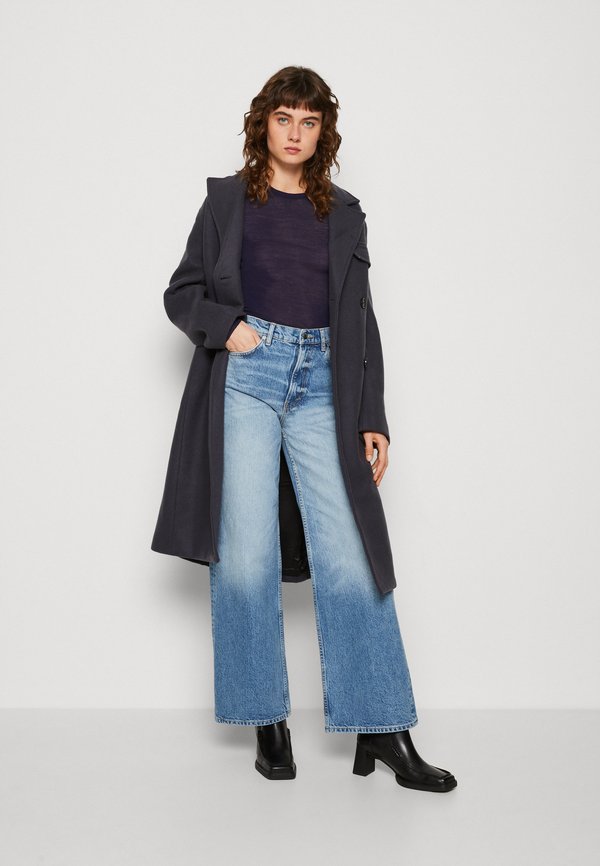 UGG GERTRUDE LONG COAT Wintermantel ink black/schwarz Zalando.de