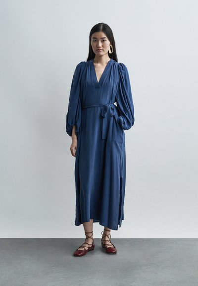 Alice + Olivia ZENON TIE CAPE MINI DRESS - Cocktail dress / Party dress -  royal/blue - Zalando.co.uk