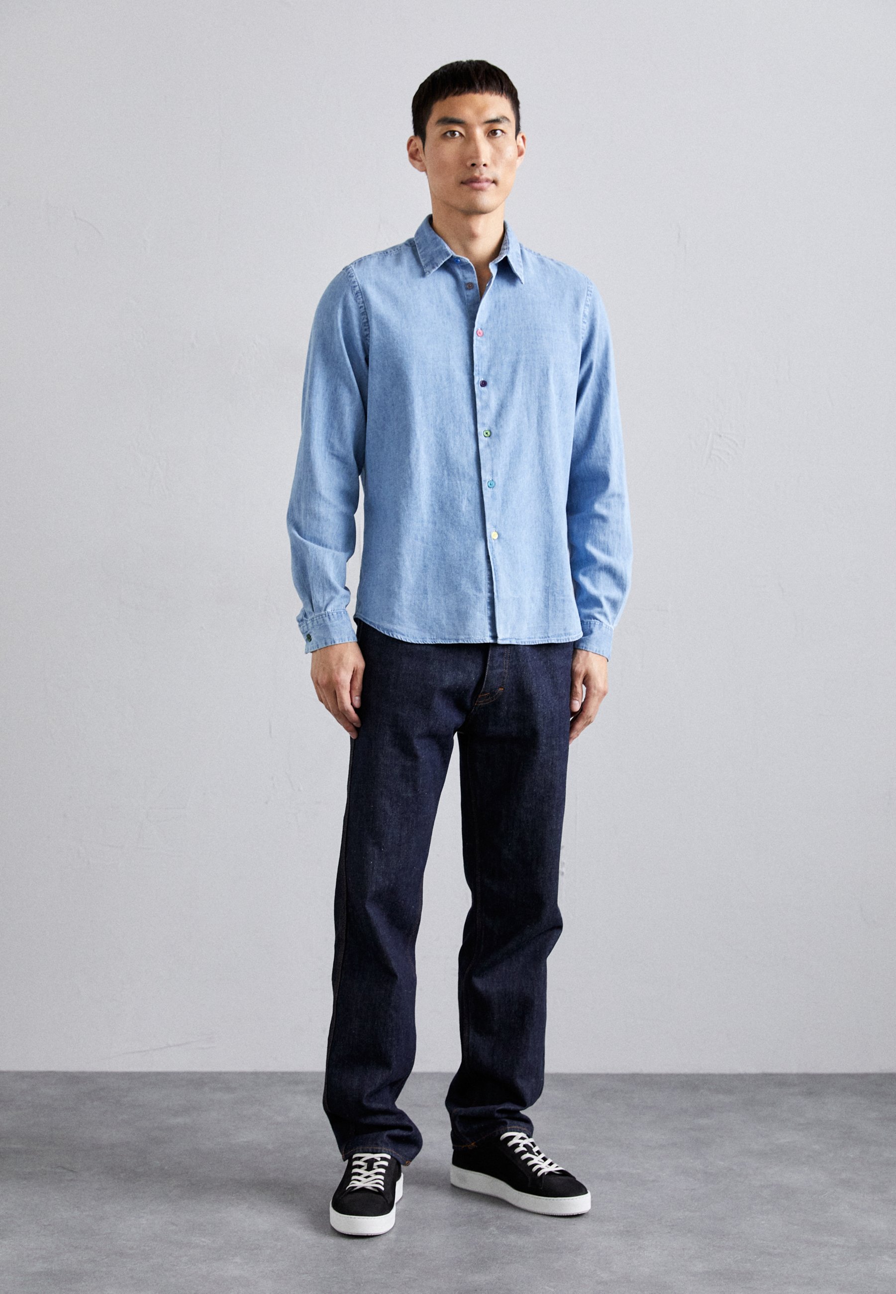 Chemise En Denim Bleu Only & Sons - Taille M Slim Fit - Manches Longues - Neuf Avec Étiquettes