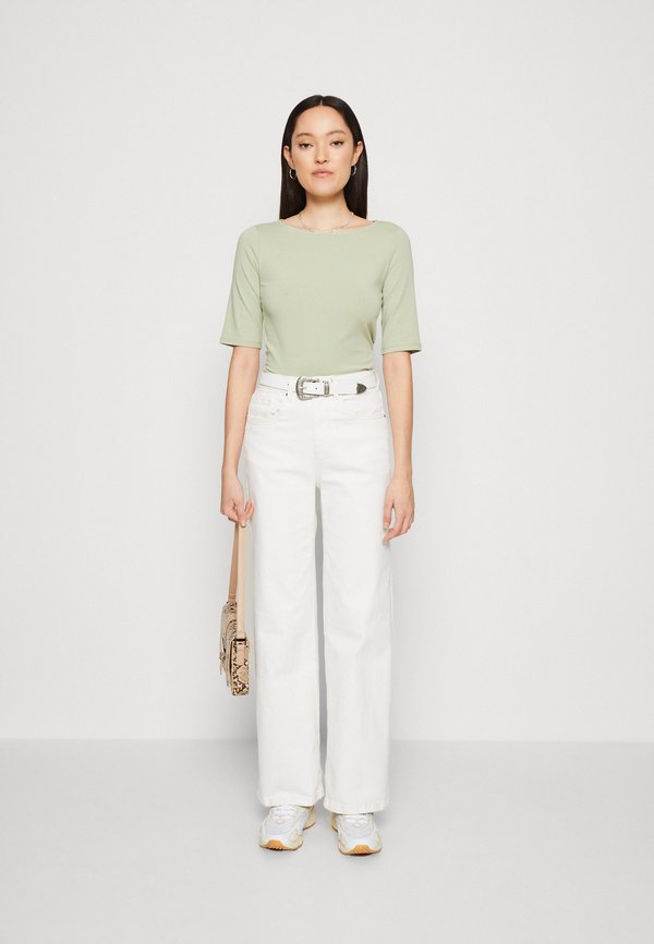 Zign LEATHER UNISEX Belt white Zalando.co.uk