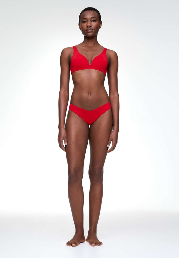 Calzedonia MIT PAILLETTEN SEYCHELLES Bikini top blau light blue