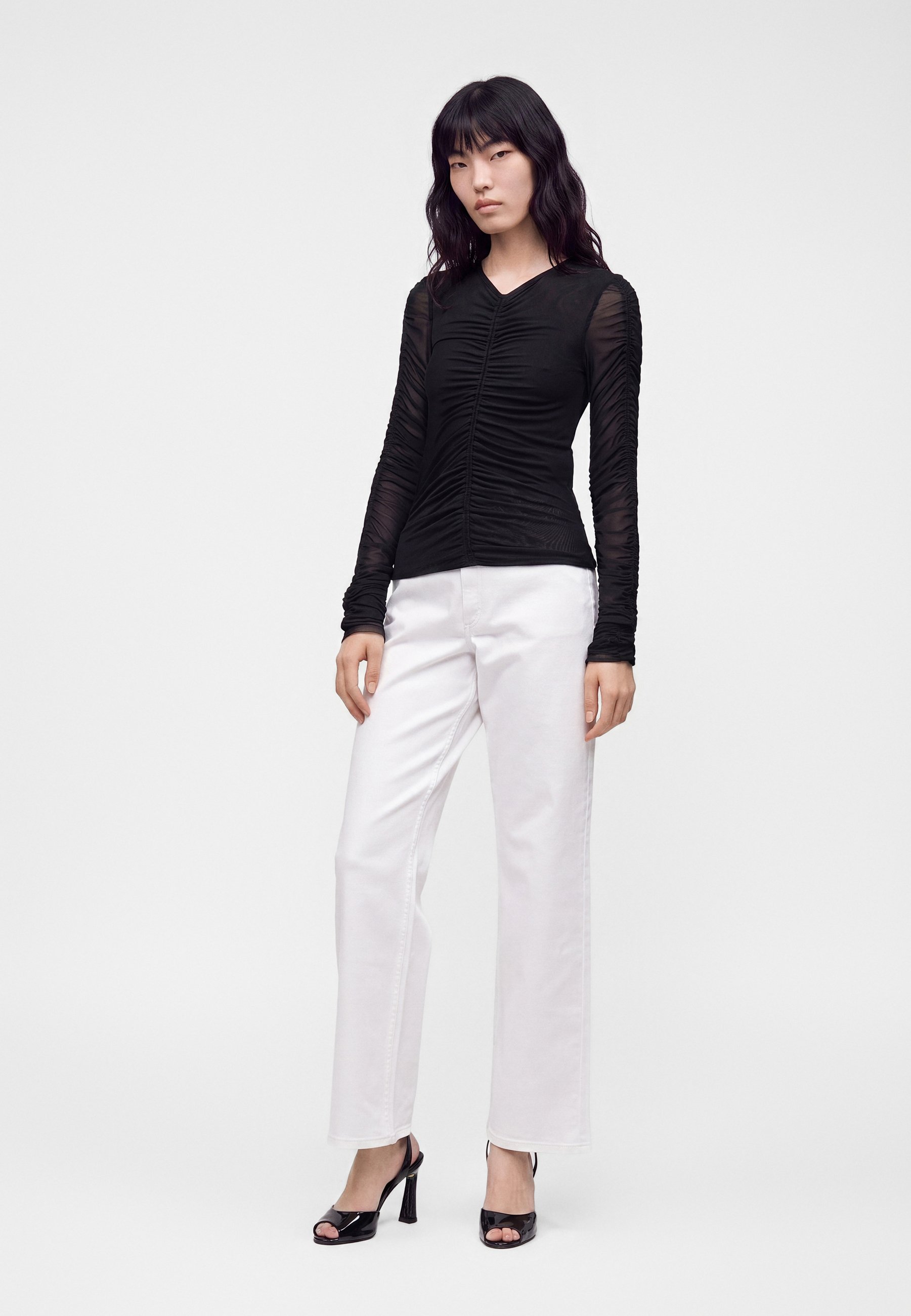 MISBHV FLOCK SPORT LONG SLEEVE - Long sleeved top - black - Zalando