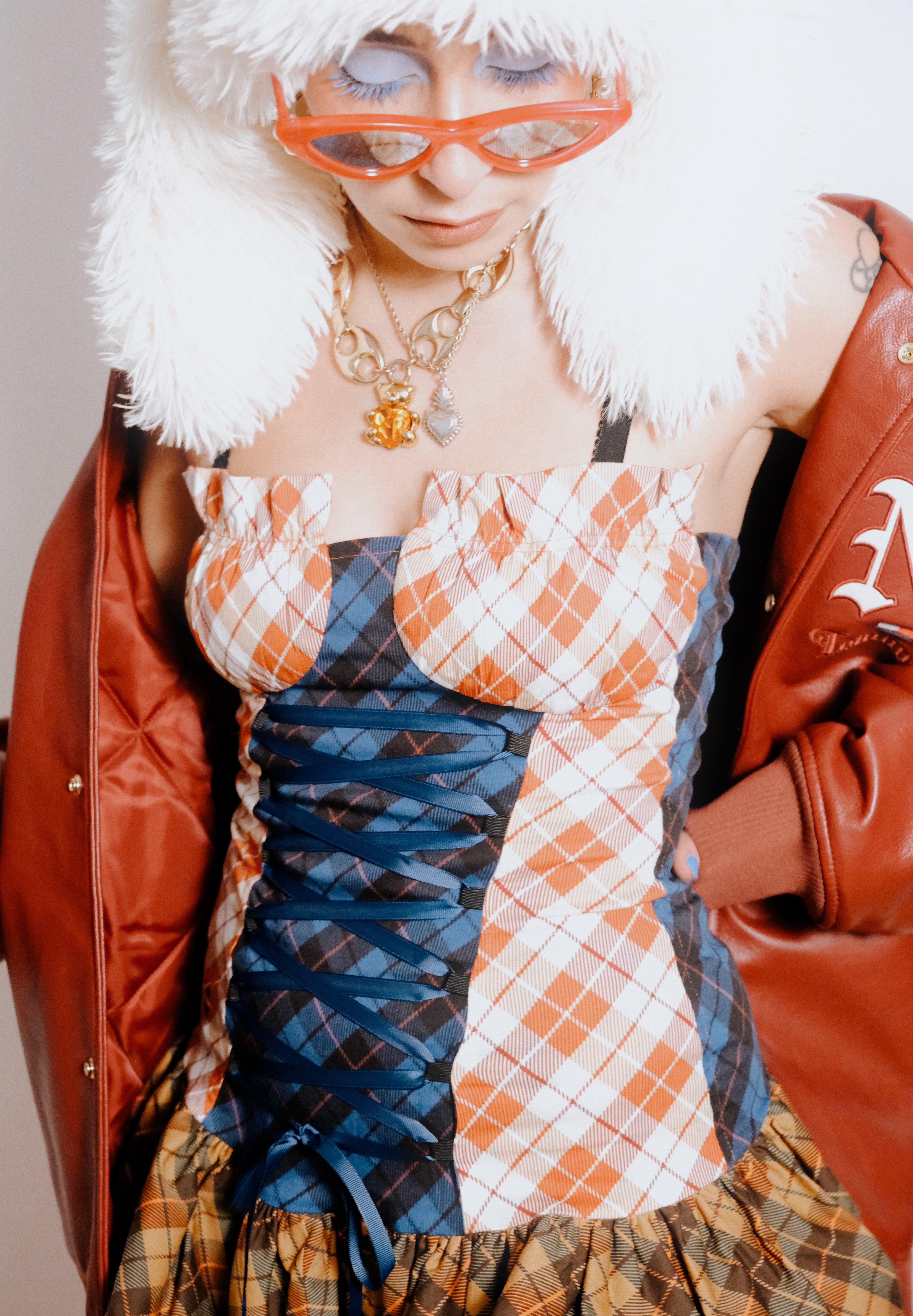 【Vivienne Westwood】 Anna Pencil Dress /追跡付 Vivienne Westwood ANNA PENCIL DRESS - Day dress - red/green