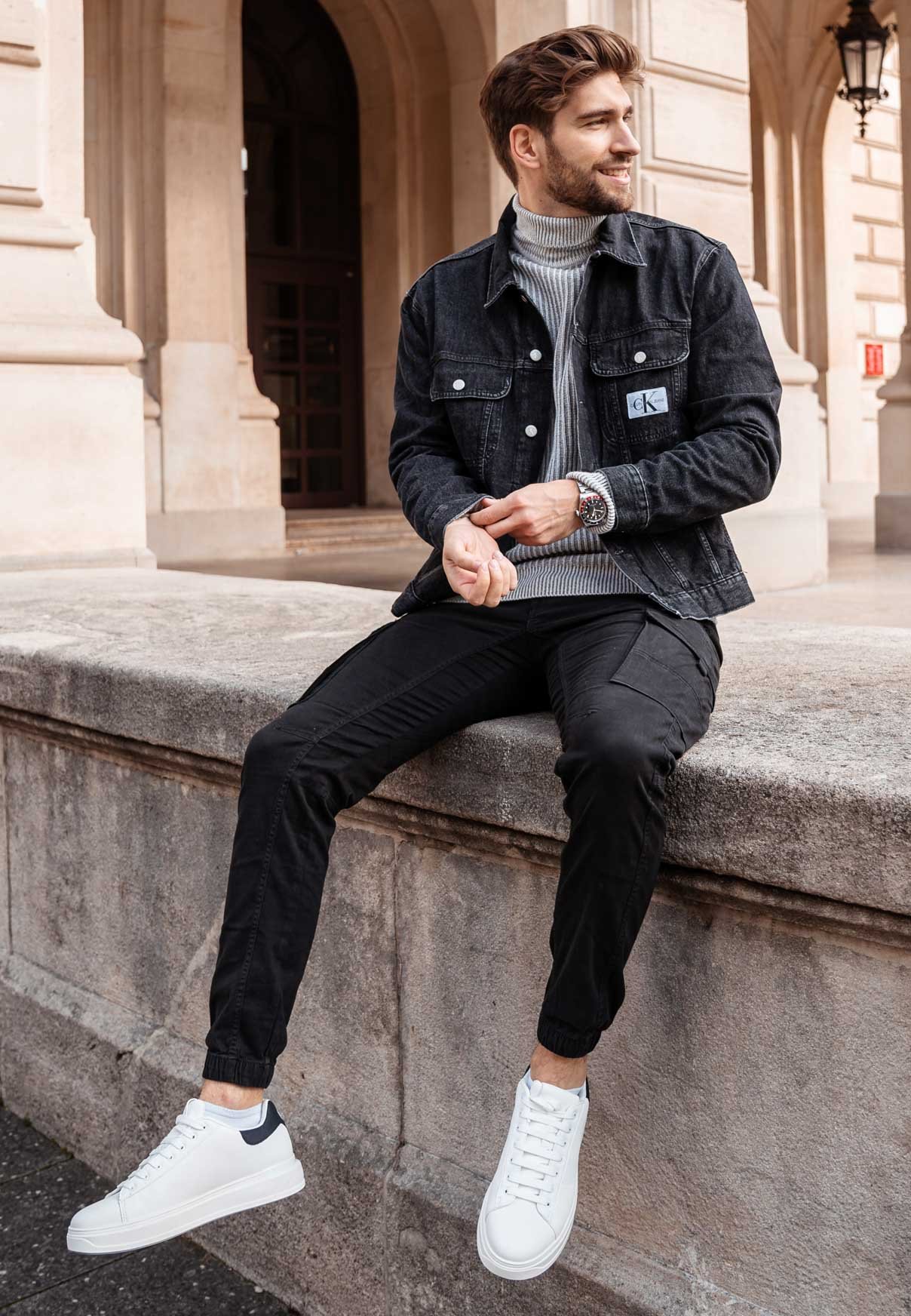 Sneaker für Herren | ZALANDO Outfit mit DooDogs Sneakers und Adidas Jacke